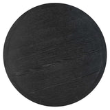 Sahara Round Dining Table, Black-Furniture - Dining-High Fashion Home