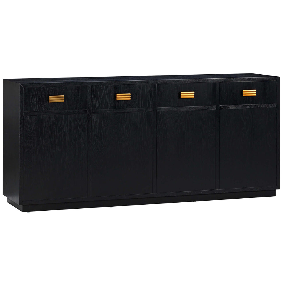 Aria Buffet, Black-Furniture - Storage-High Fashion Home