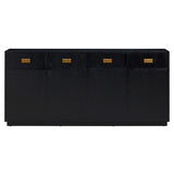 Aria Buffet, Black-Furniture - Storage-High Fashion Home