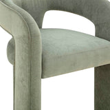 Malone Chenille Dining Chair, Green, Set of 2