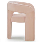 Malone Chenille Dining Chair, Blush, Set of 2