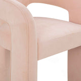 Malone Chenille Dining Chair, Blush, Set of 2
