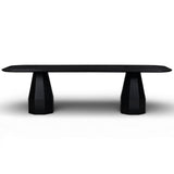 Brocha Rectangular Dining Table, Black
