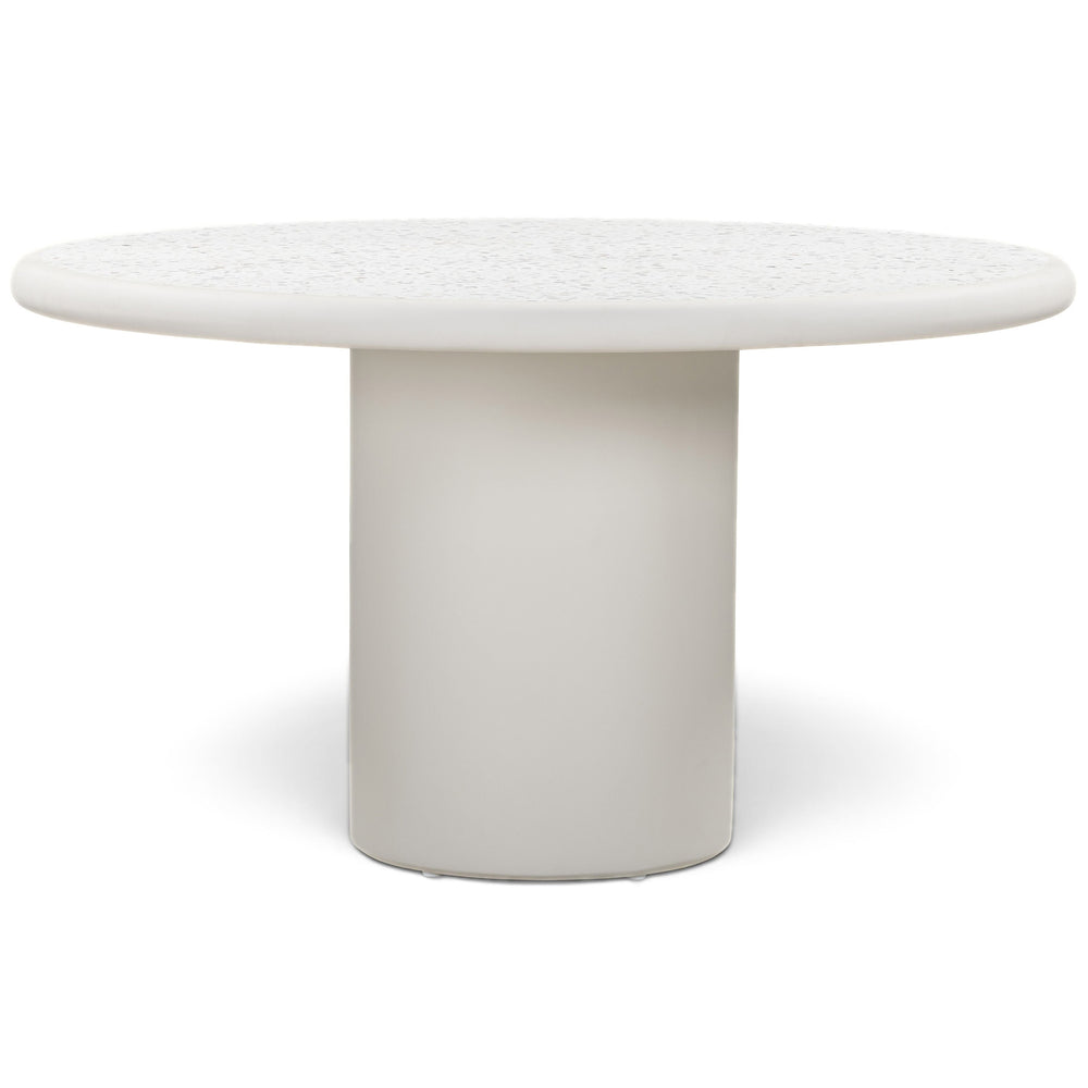 Billy Outdoor Dining Table, Cream