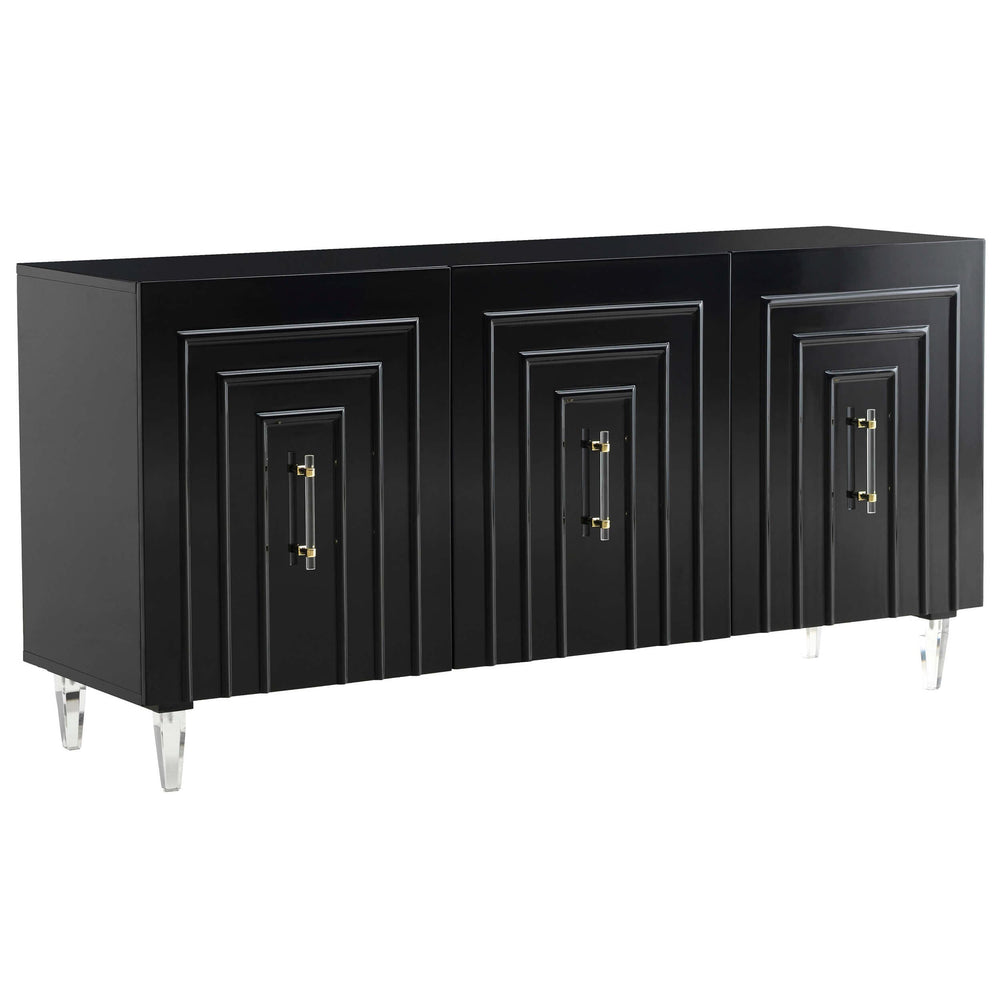 Famke Buffet, Black-Furniture - Storage-High Fashion Home