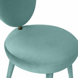 Kylie Dining Chair, Sea Blue, Set of 2-Furniture - Dining-High Fashion Home