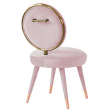 Kylie Dining Chair, Bubblegum, Set of 2-Furniture - Dining-High Fashion Home