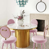 Kylie Dining Chair, Bubblegum, Set of 2-Furniture - Dining-High Fashion Home