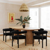 Spara Dining Chair, Black-Furniture - Dining-High Fashion Home