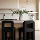 Hazel Counter Stool, Black-Furniture - Dining-High Fashion Home