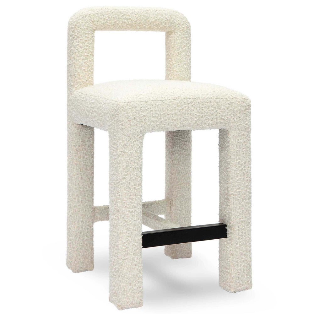 Hazel Counter Stool, Cream-Furniture - Dining-High Fashion Home