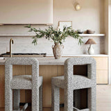 Hazel Counter Stool, Grey-Furniture - Dining-High Fashion Home