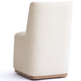 Melissa Rolling Dining Chair, Cream