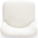 Melissa Rolling Dining Chair, Cream