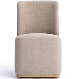 Melissa Rolling Dining Chair, Tan