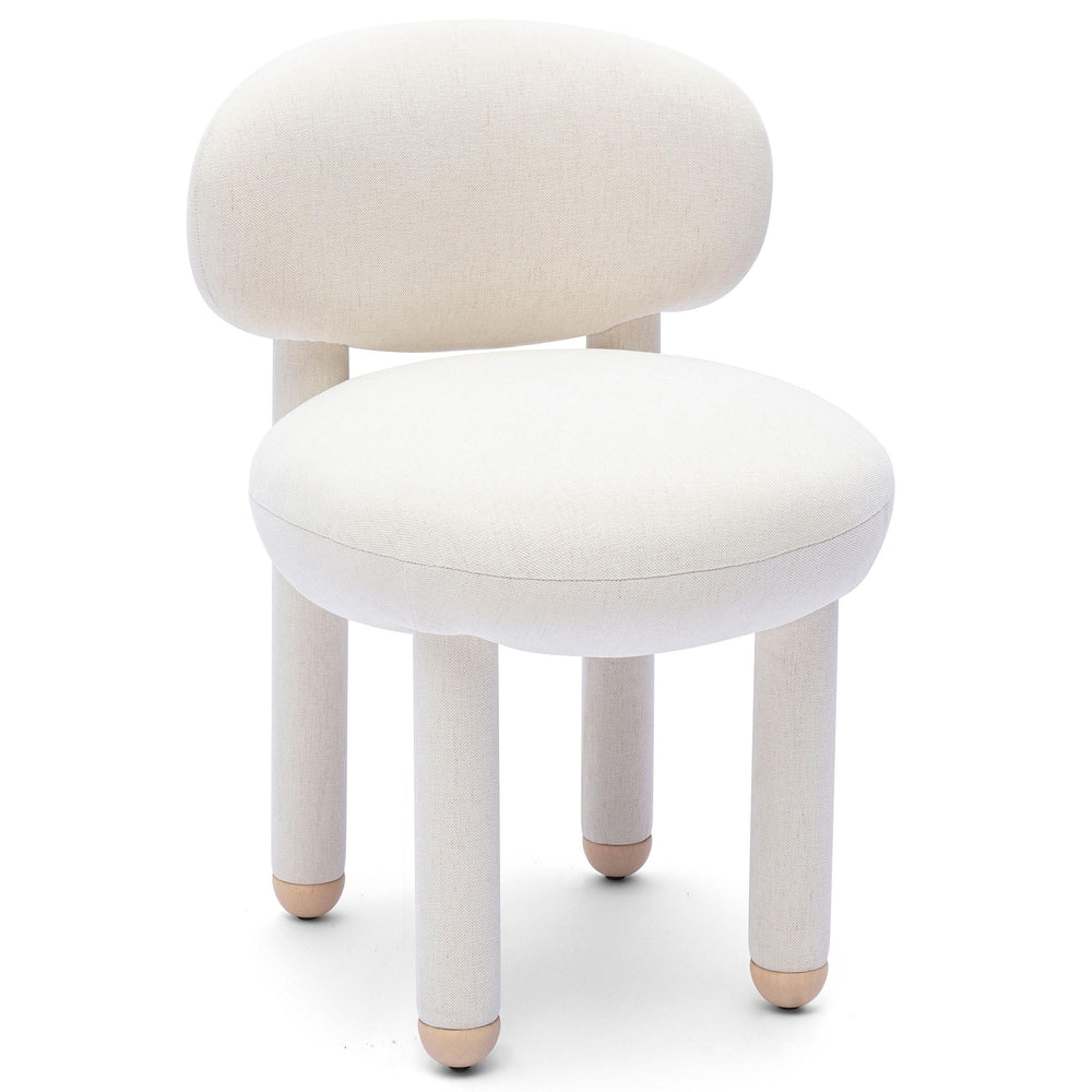 Manu Side Chair, Cream