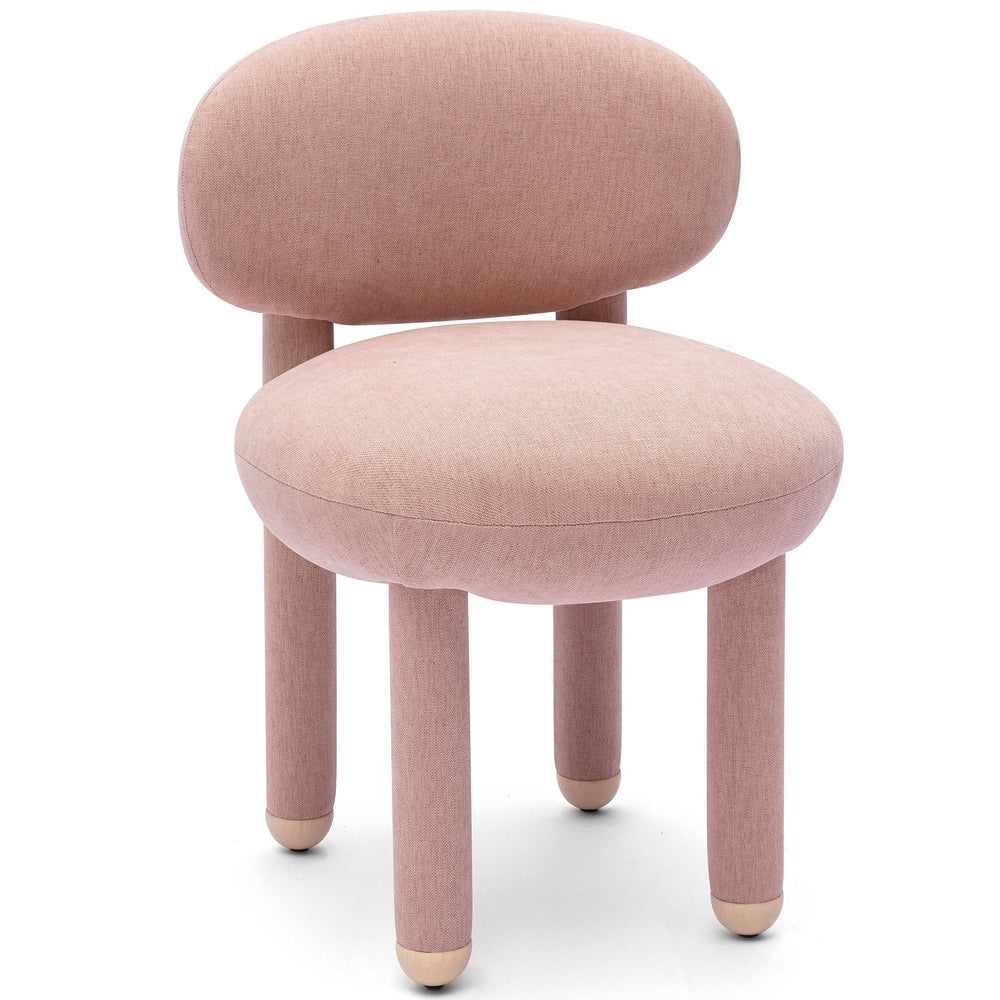 Manu Side Chair, Light Pink