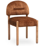 Bruno Arched Back Dining Chair, Bronze
