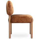 Bruno Arched Back Dining Chair, Bronze
