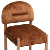 Bruno Arched Back Dining Chair, Bronze