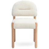 Bruno Arched Back Dining Chair, Cream