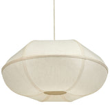 Josephine Oblong Pendant, White