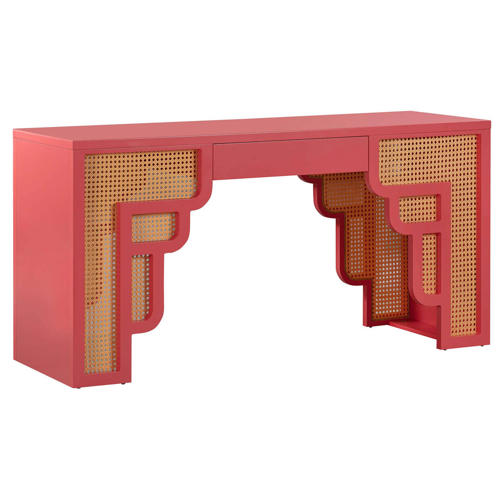 Suzie Executive Desk, Coral-Furniture - Dining-High Fashion Home