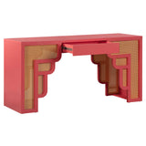 Suzie Executive Desk, Coral-Furniture - Dining-High Fashion Home