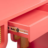 Suzie Executive Desk, Coral-Furniture - Dining-High Fashion Home
