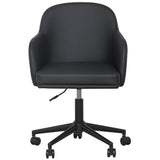 Sydney Vegan Leather Desk Chair, Black