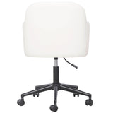 Sydney Vegan Leather Desk Chair, Cream