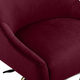 Beatrix Swivel Office Chair, Burgundy