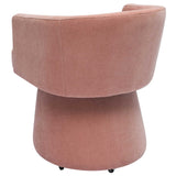 Kristen Rolling Desk Chair, Pink