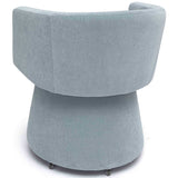 Kristen Rolling Desk Chair, Faded Blue