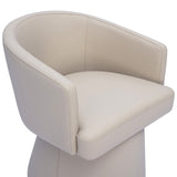 Kristen Rolling Desk Chair, Beige
