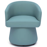 Kristen Rolling Desk Chair, Sea Foam Green