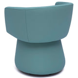 Kristen Rolling Desk Chair, Sea Foam Green