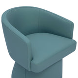Kristen Rolling Desk Chair, Sea Foam Green