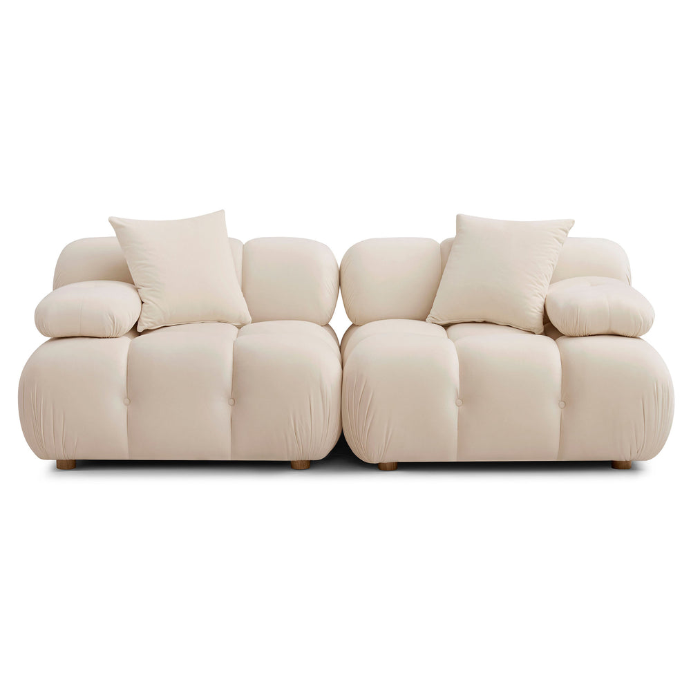 Calliope Modular Loveseat, Off-White