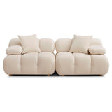 Calliope Modular Loveseat, Off-White