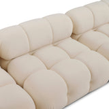 Calliope 6 Piece Modular U-Sectional, Off-White