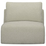 Noor Modular Armless Chair, Wheat