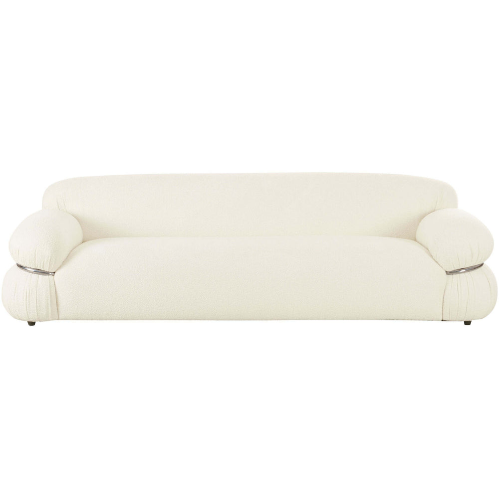 Leyla Boucle Sofa, Cream-Furniture - Sofas-High Fashion Home