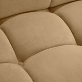 Calliope 4 Piece Modular Sectional, Cafe Au Lait-Furniture - Sofas-High Fashion Home
