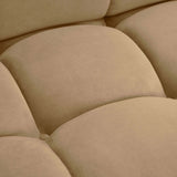 Calliope 6 Piece Modular U-Sectional, Cafe Au Lait