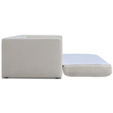Ryan Sofa Bed, Cream Linen-Furniture - Sofas-High Fashion Home