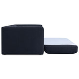 Ryan Sofa Bed, Black-Furniture - Sofas-High Fashion Home
