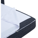Ryan Sofa Bed, Black-Furniture - Sofas-High Fashion Home