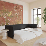 Ryan Sofa Bed, Black-Furniture - Sofas-High Fashion Home