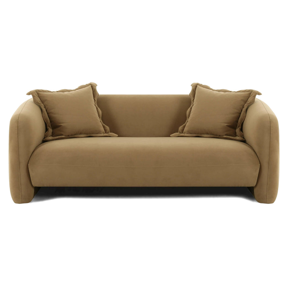 Lou Loveseat, Cafe Au Lait-Sofas-High Fashion Home